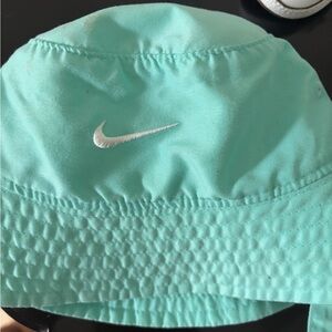 Nike Teal Bucket Hat with White Swoosh